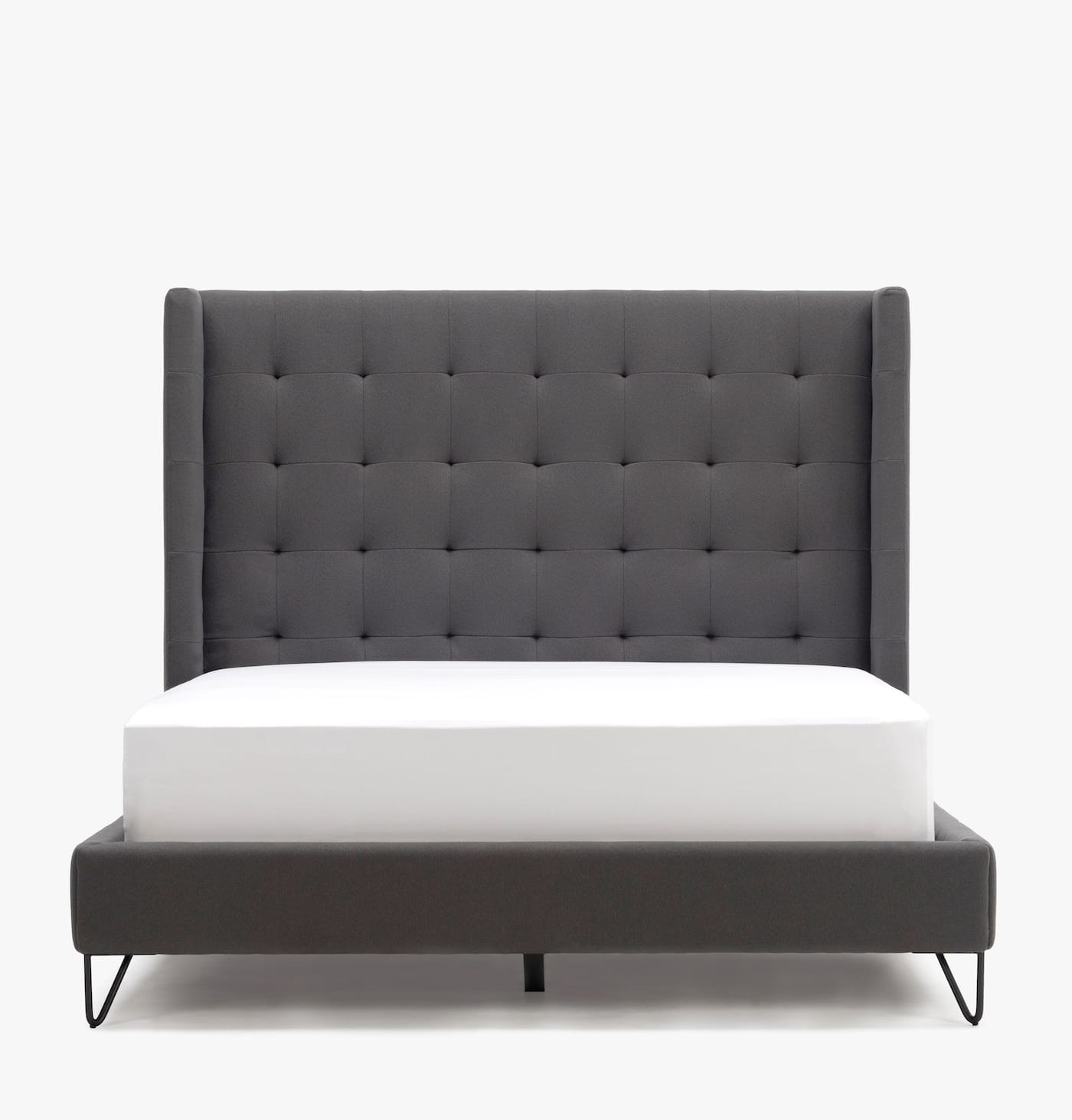 Venice bed charcoal