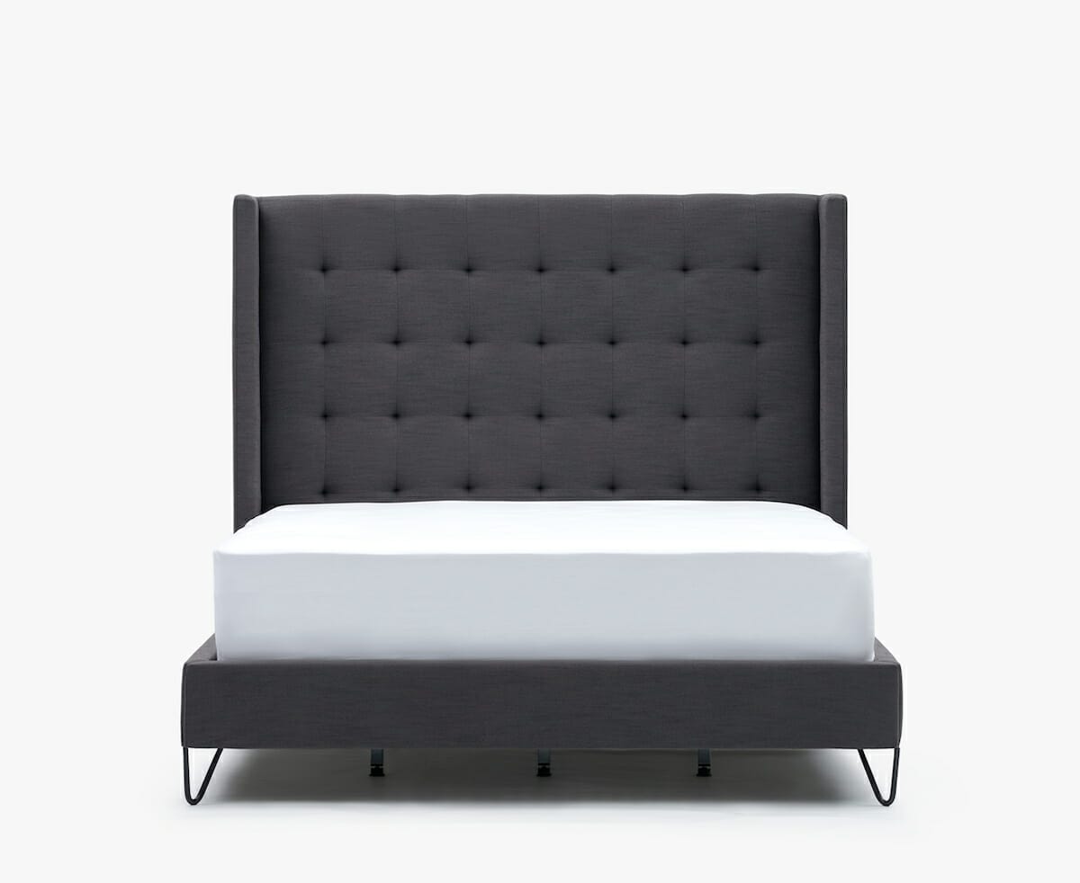Venice bed - charcoal