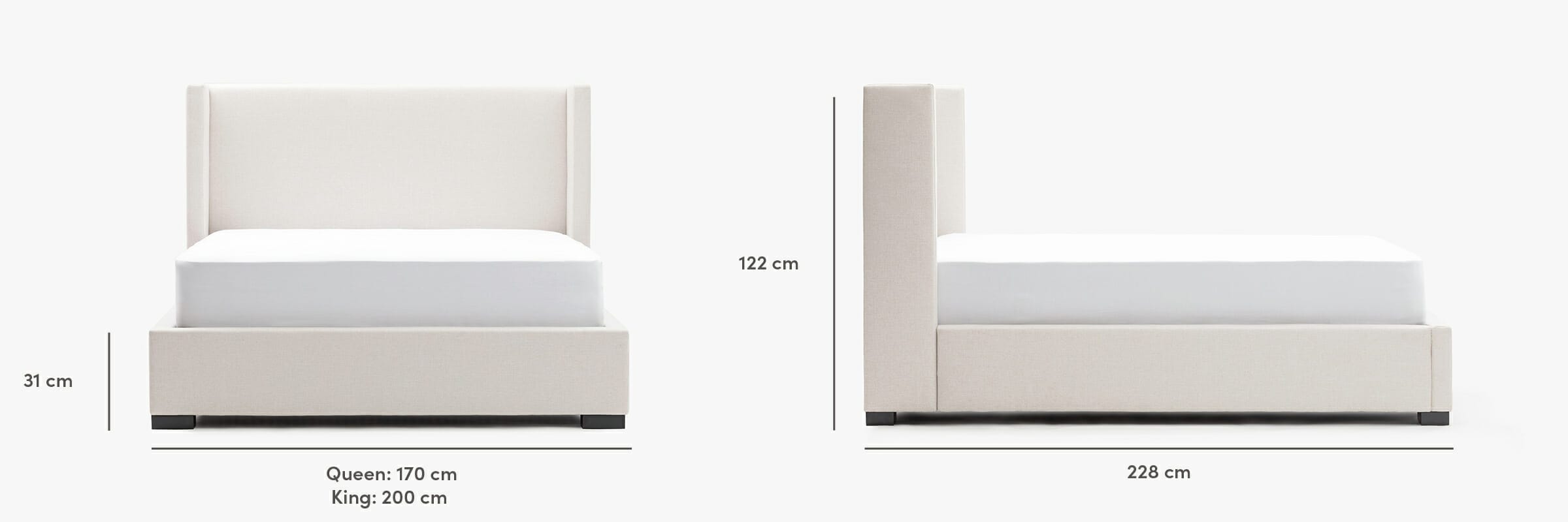 Osaka bed dimensions