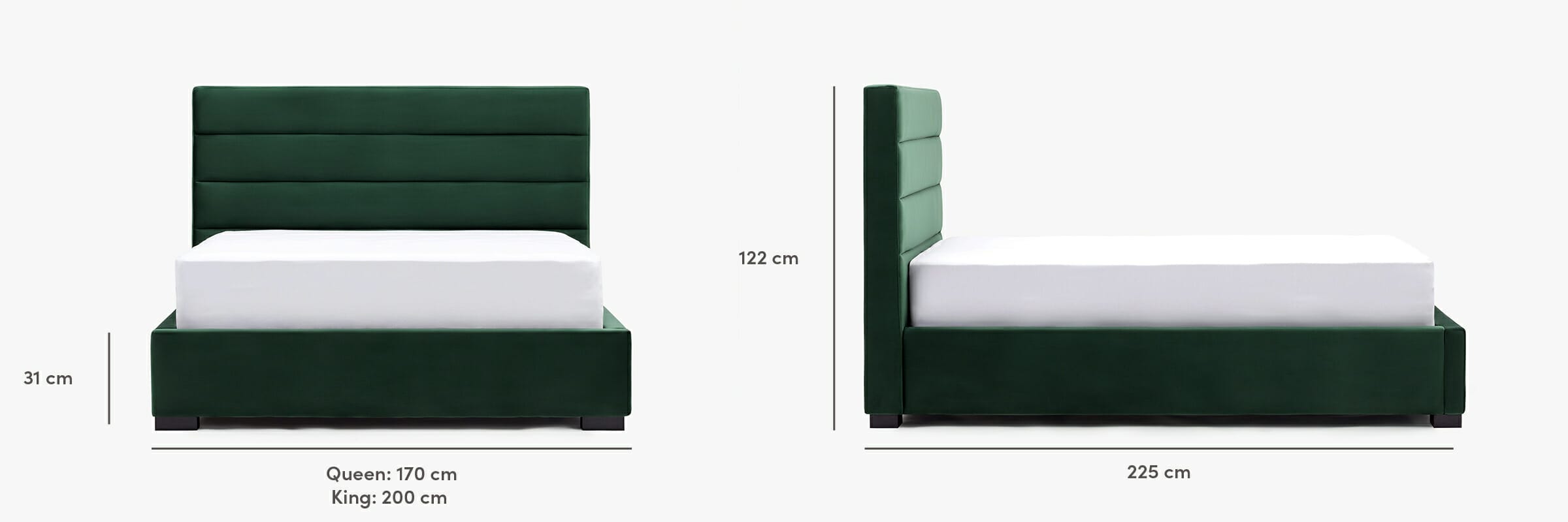 Oxford bed dimensions