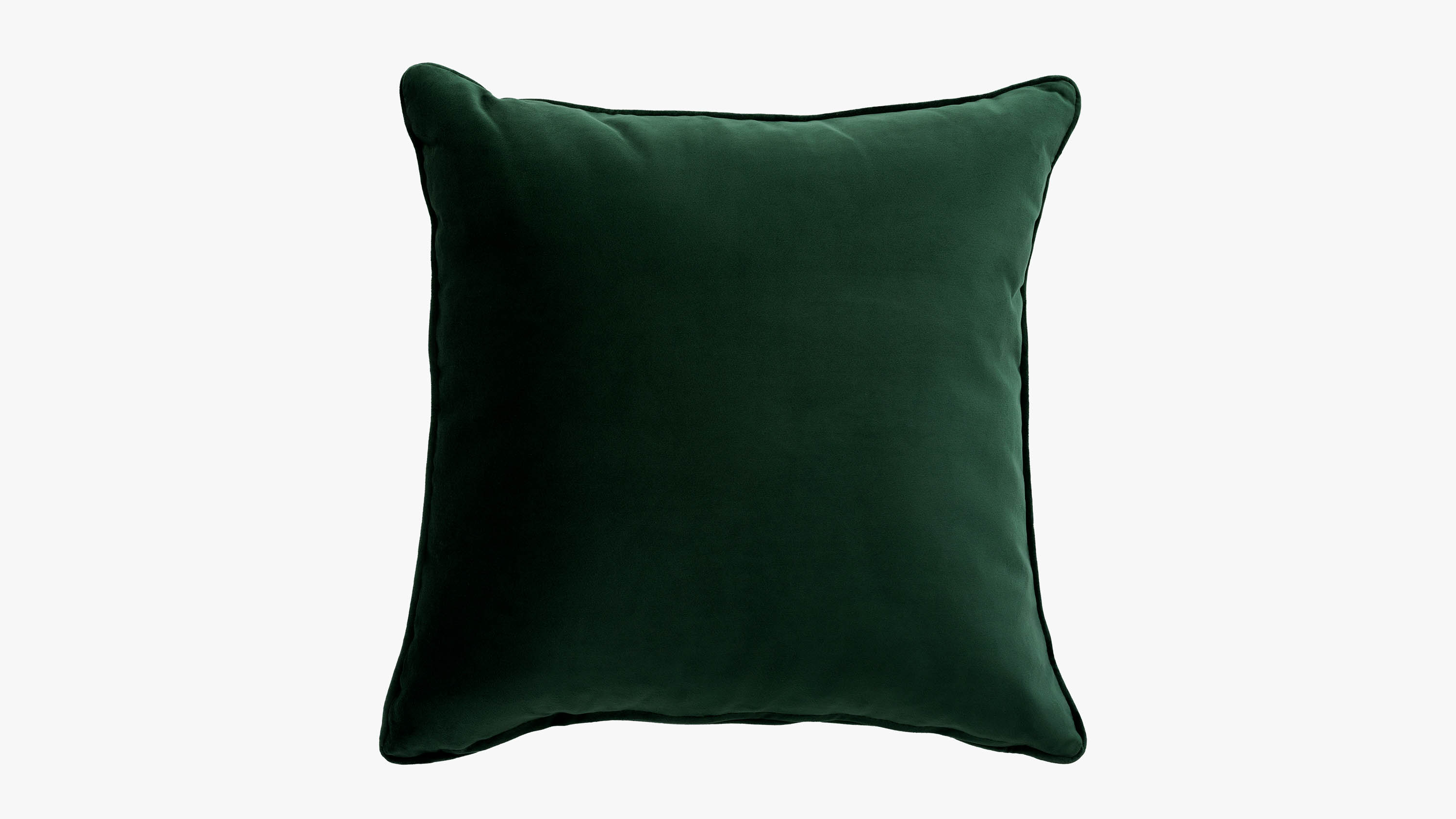 Eden velvet cushion - green