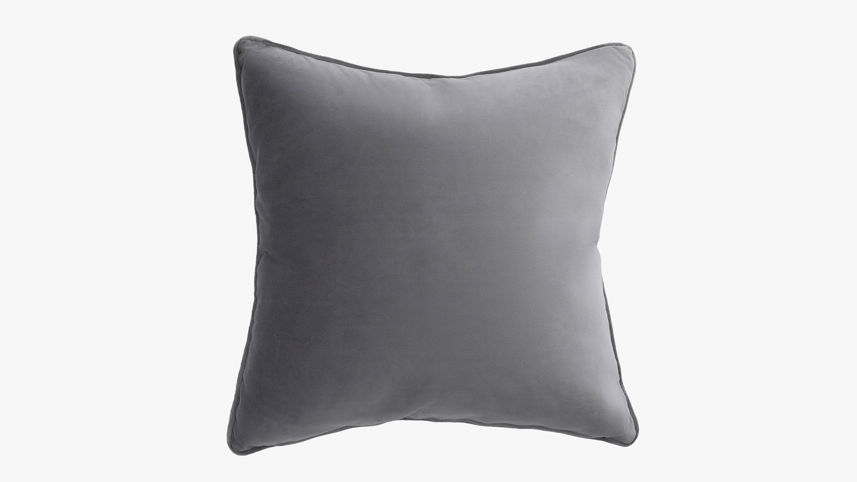 Eden velvet cushion - slate
