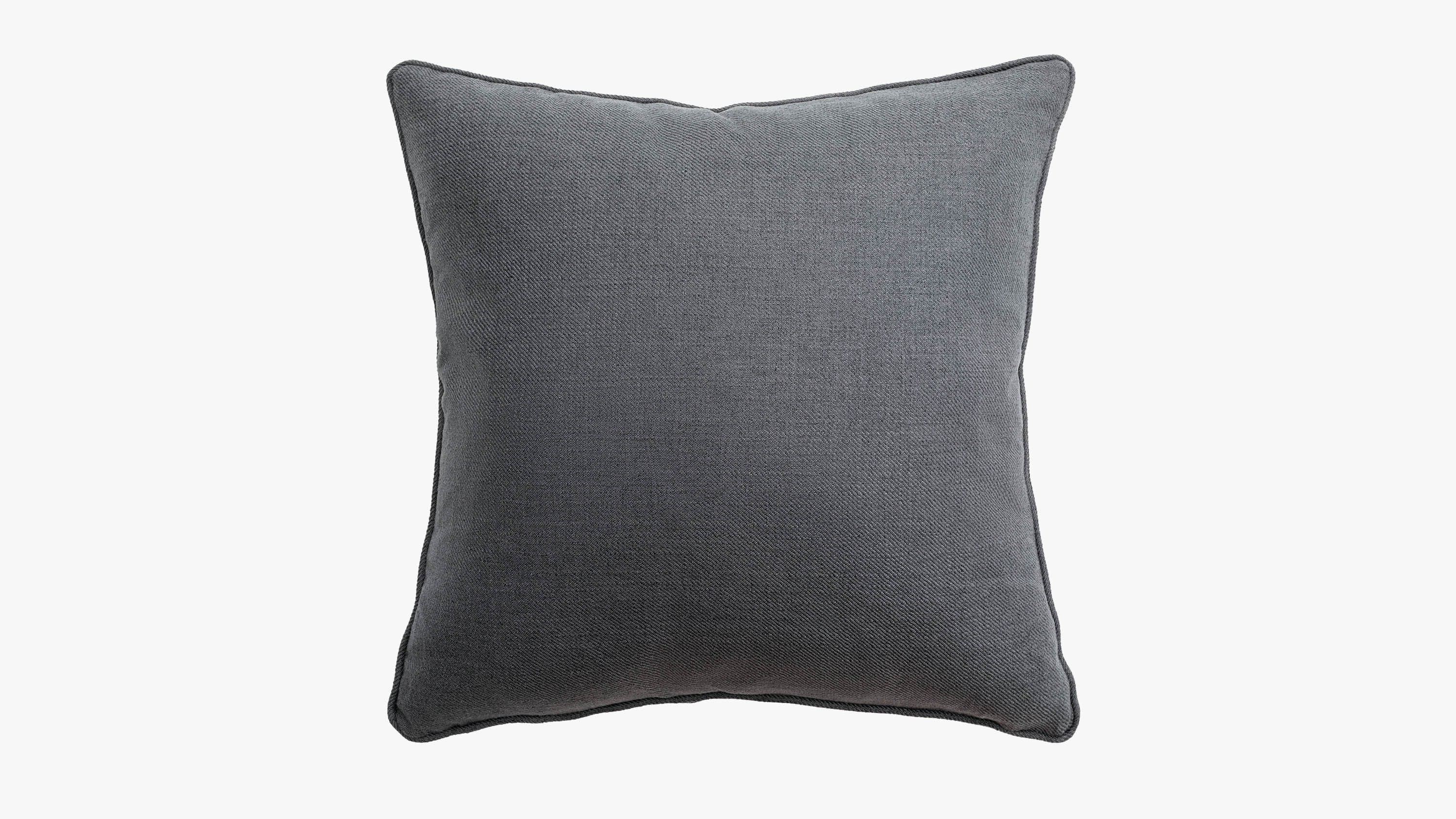 Eden fabric cushion - charcoal