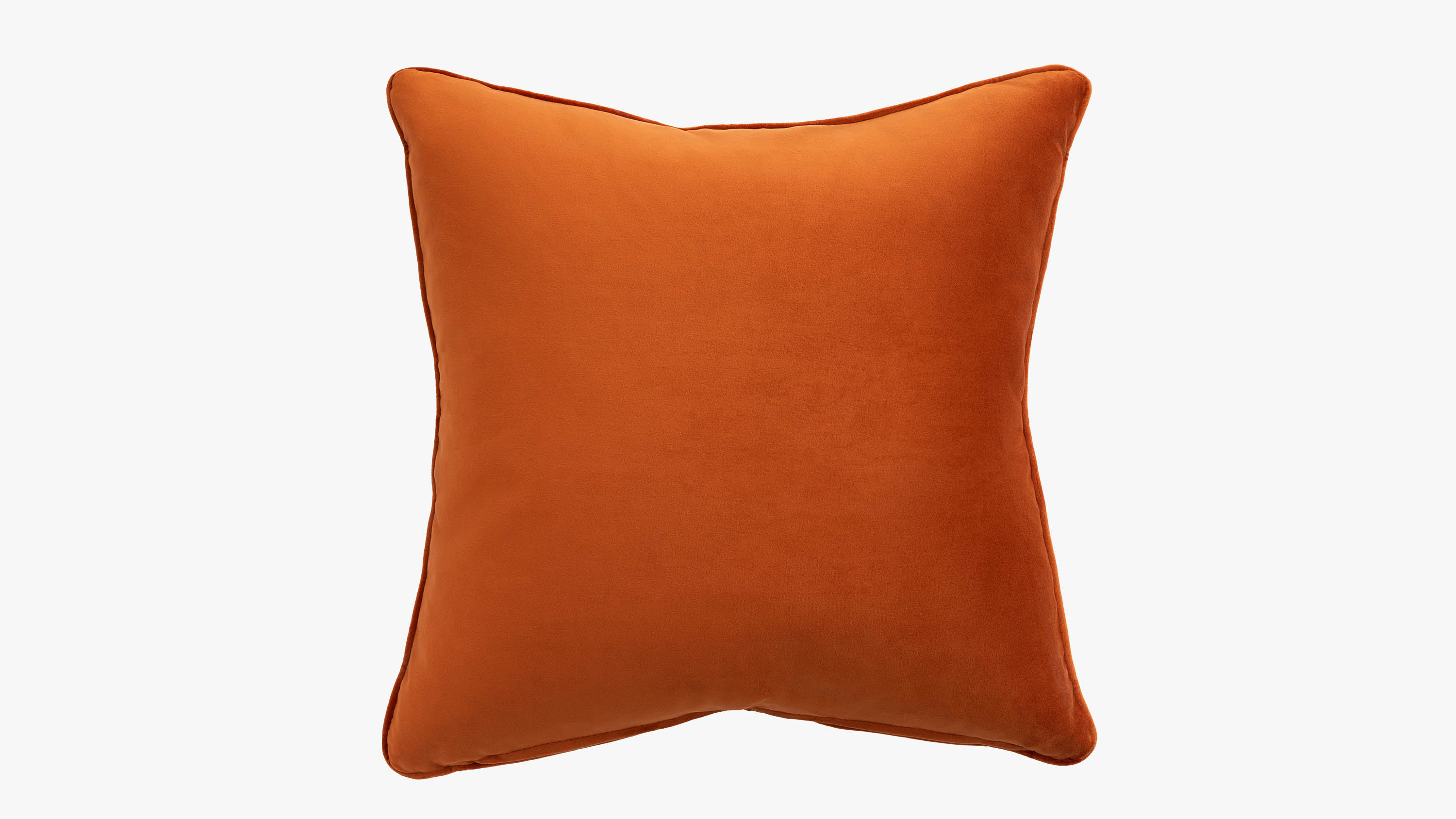 Eden velvet cushion - orange