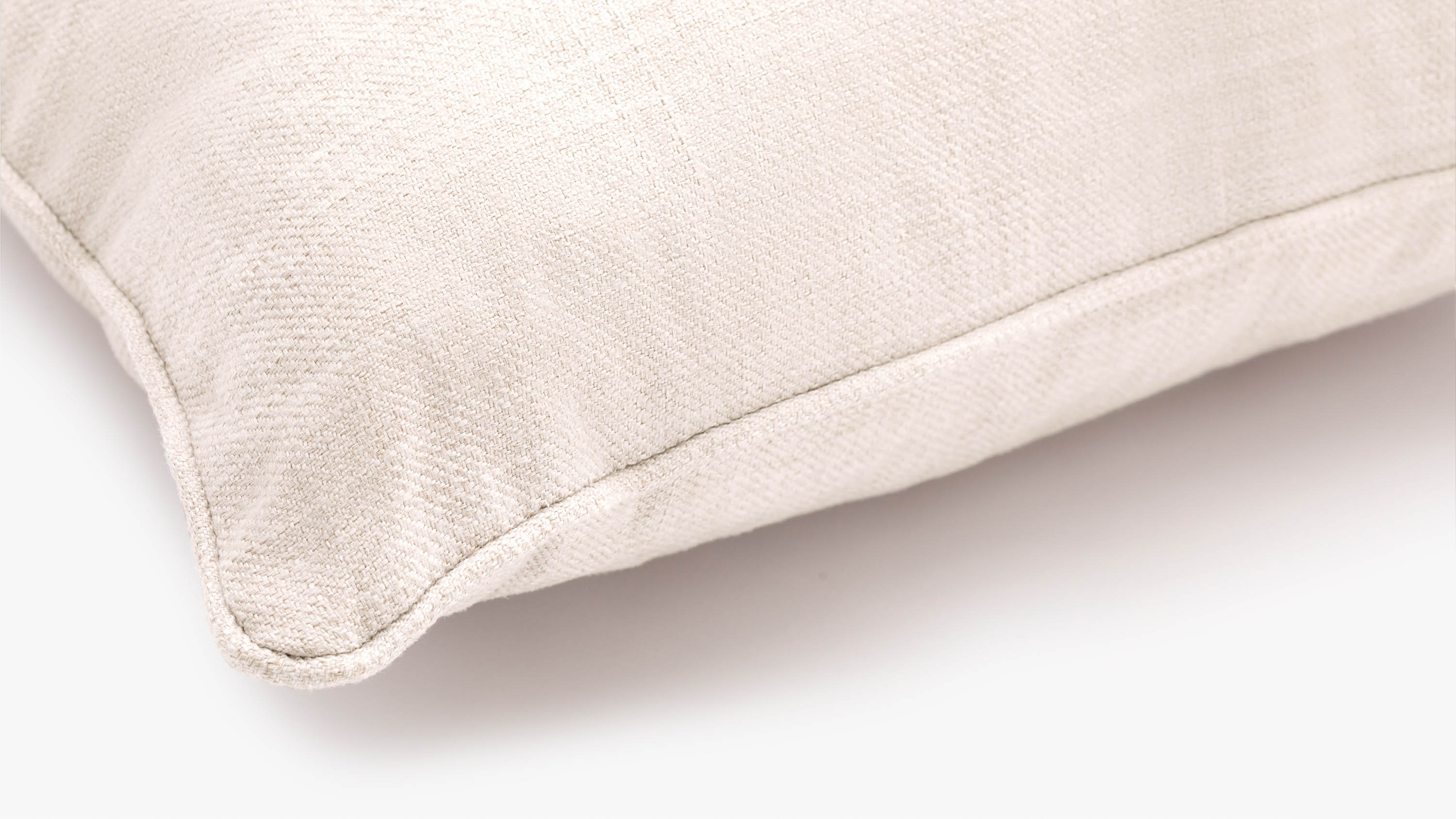 The eden fabric cushion - cream