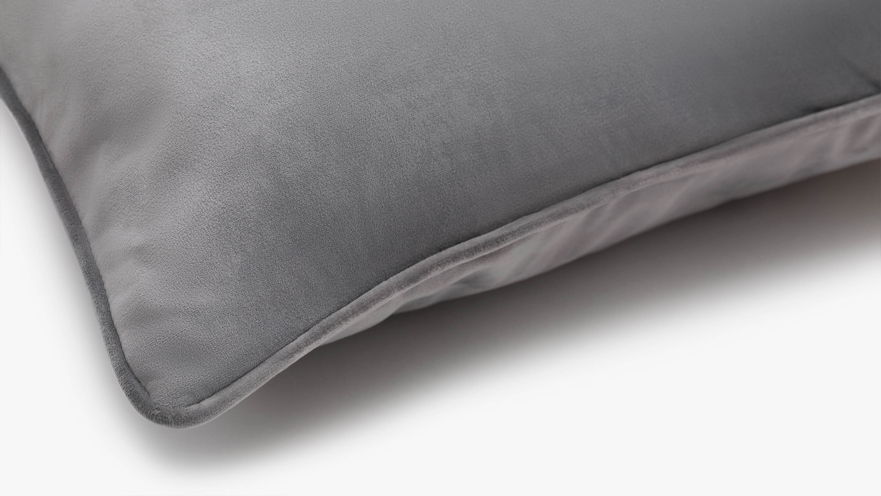 The Eden Velvet Cushion - grey
