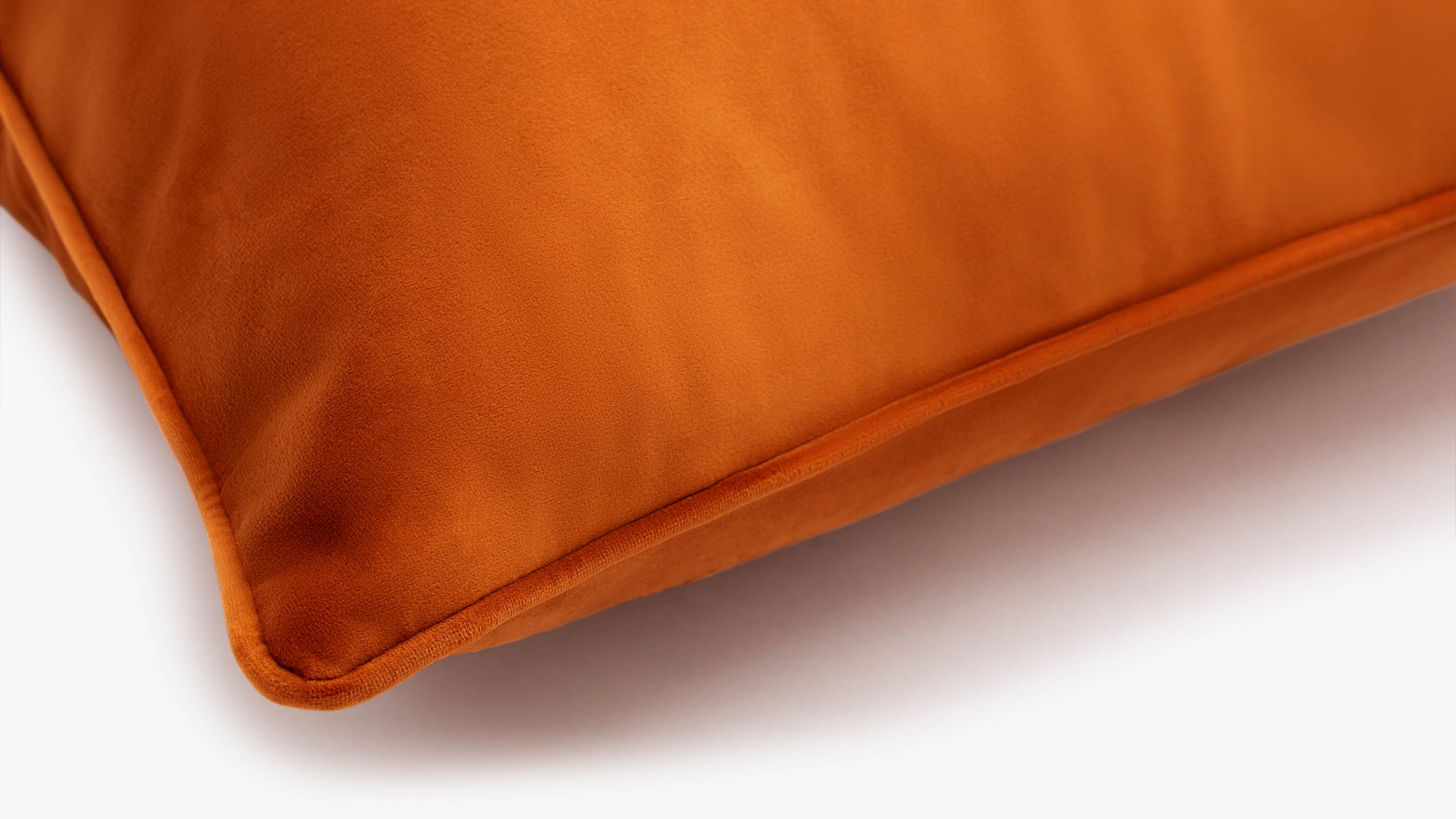 The Eden Velvet Cushion - orange
