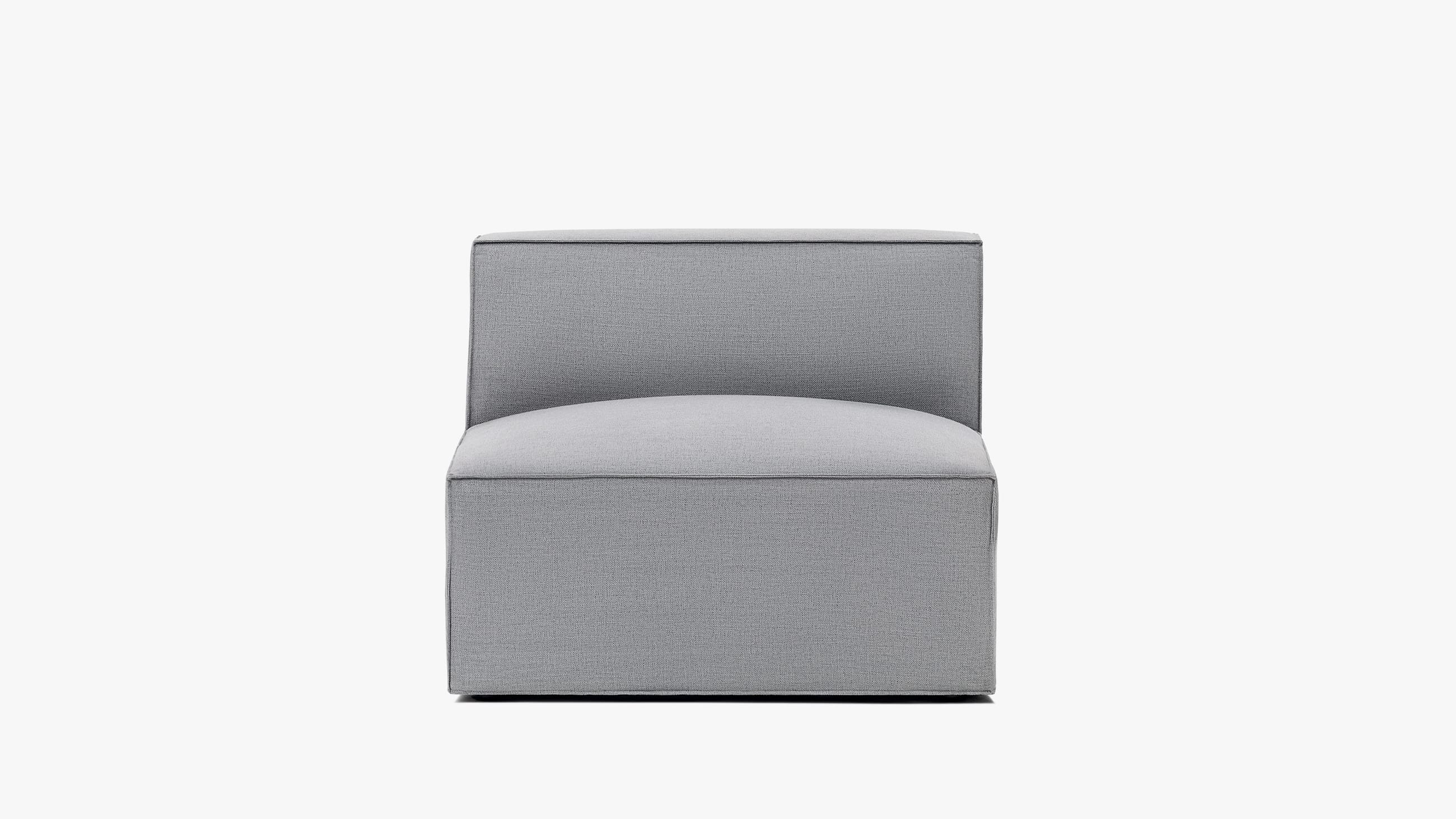 The Pacific Armless Chair - grey