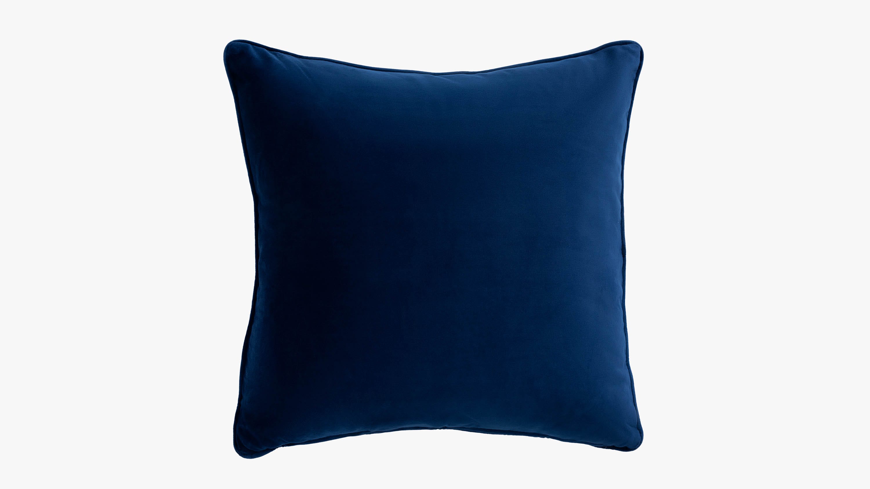Eden velvet cushion - blue