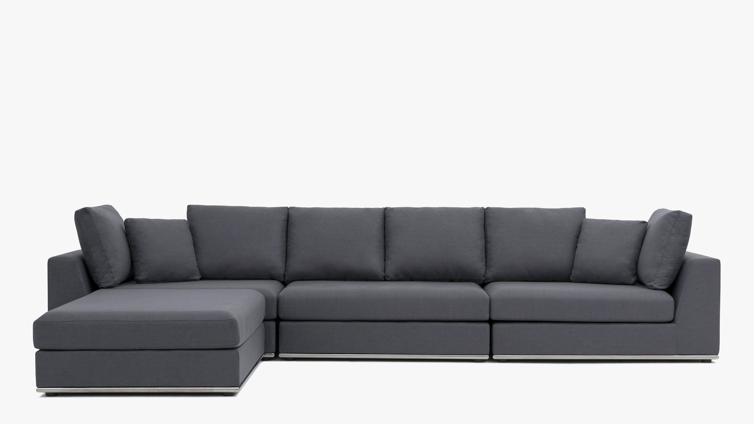 Flow sectional XL - charcoal