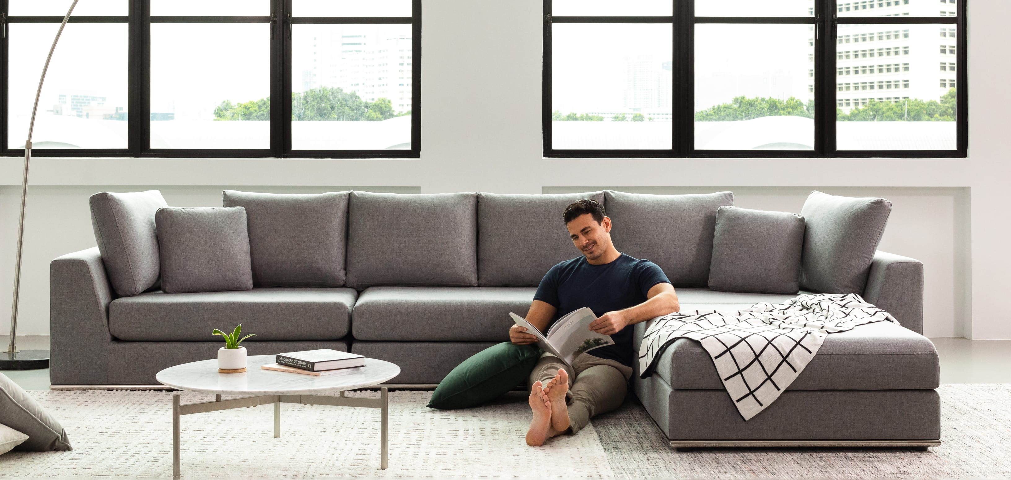 Horizon modular on sale sectional sofa