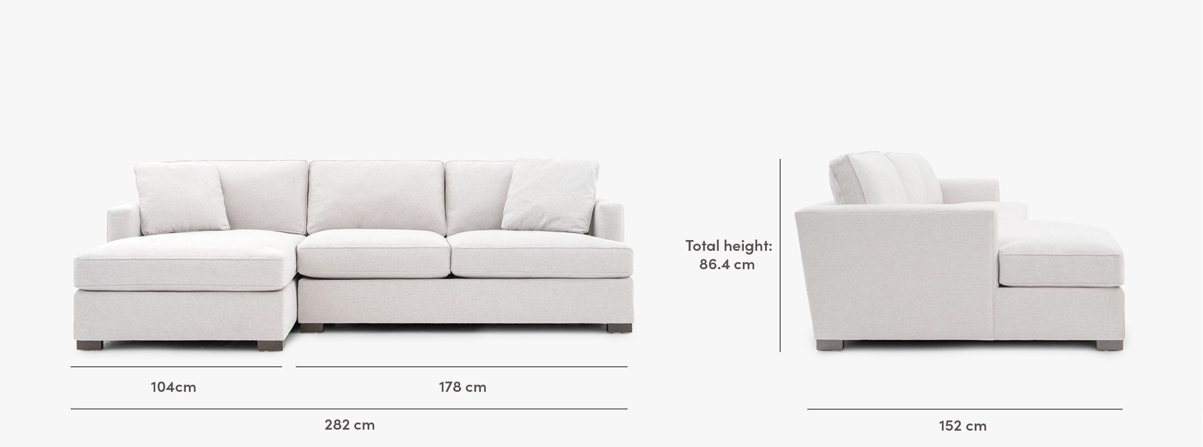 Sloan sectional dimensions