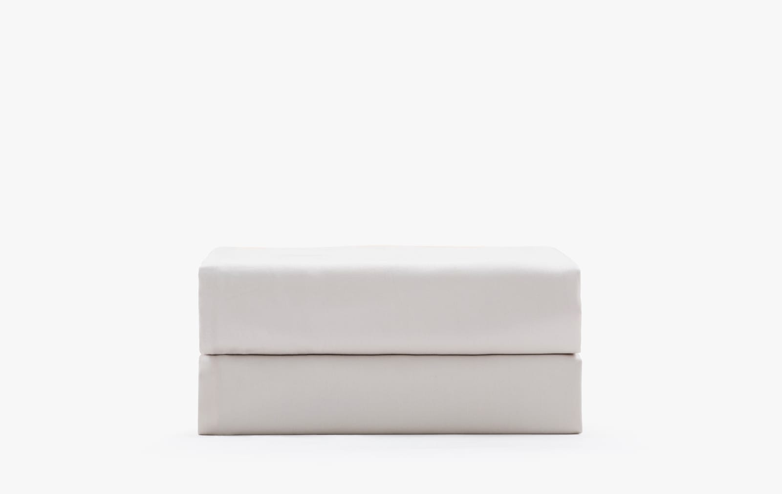 Cotton sateen sand fitted sheet